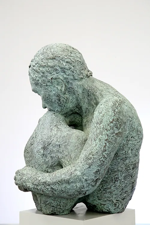 Beminde, brons 80 cm, door Maïté Duval