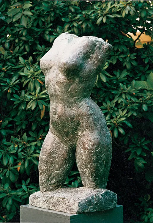 Geste libre, brons 95 cm, door Maïté Duval