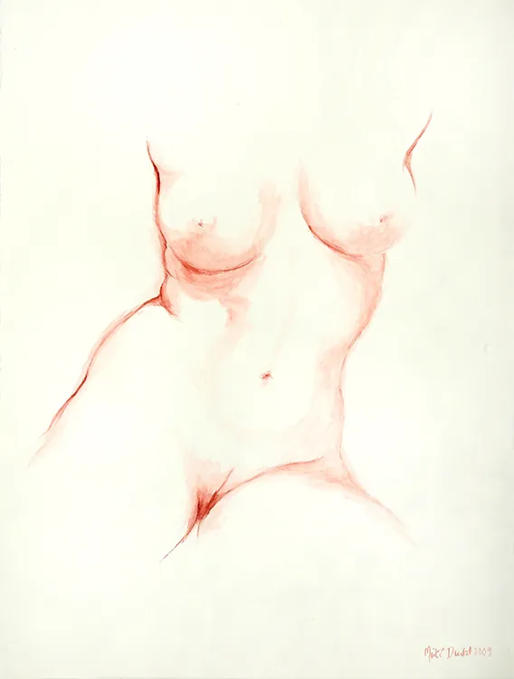 Libre, gouache 85 x 65 cm, de Maïté Duval