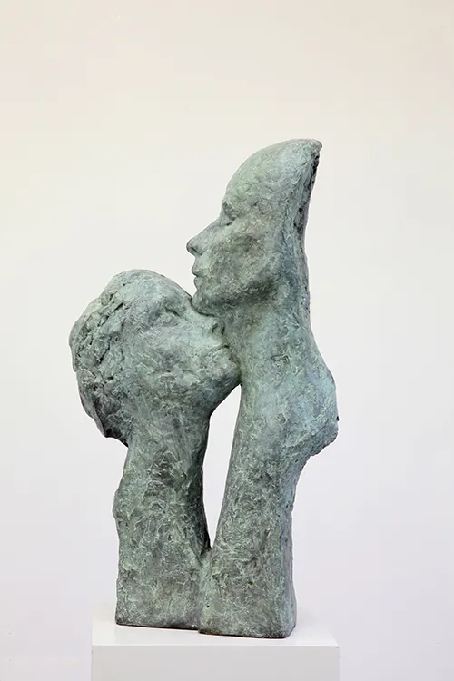 Malade d'amour, brons 65 cm, door Maïté Duval