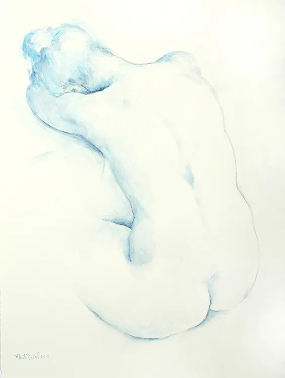 Rust, gouache 85 x 65 cm, de Maïté Duval