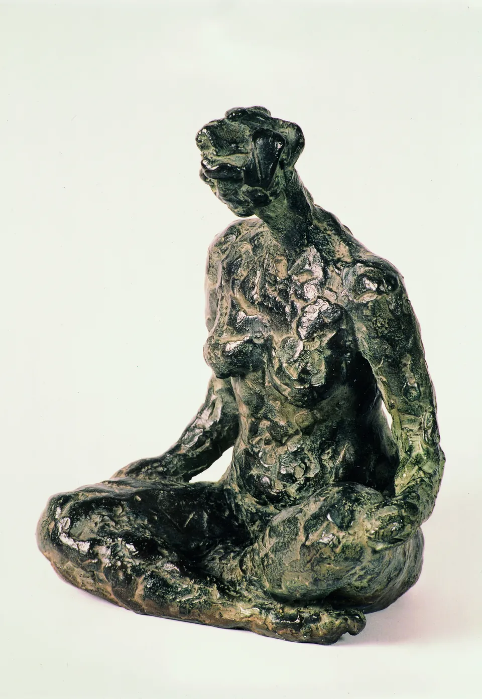 Meditatie, brons 18 cm, door Maïté Duval